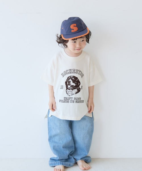 LOWRYS FARM（ローリーズファーム）の「アニマルネップＴ　 668881（Tシャツ/カットソー・キッズ・アイボリー/グレー/オレンジ・150cm/140cm/130cm/120cm/110cm）」の2枚目の写真
