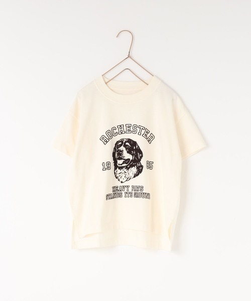 LOWRYS FARM（ローリーズファーム）の「アニマルネップＴ　 668881（Tシャツ/カットソー・キッズ・アイボリー/グレー/オレンジ・150cm/140cm/130cm/120cm/110cm）」の4枚目の写真