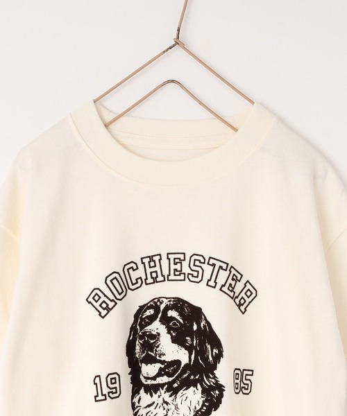 LOWRYS FARM（ローリーズファーム）の「アニマルネップＴ　 668881（Tシャツ/カットソー・キッズ・アイボリー/グレー/オレンジ・150cm/140cm/130cm/120cm/110cm）」の5枚目の写真
