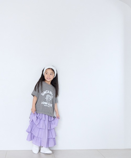 LOWRYS FARM（ローリーズファーム）の「アニマルネップＴ　 668881（Tシャツ/カットソー・キッズ・アイボリー/グレー/オレンジ・150cm/140cm/130cm/120cm/110cm）」の22枚目の写真