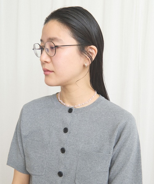 fig London(フィグロンドン)の「tiny garden necklace(ネックレス・レディース・ブラック/ピンク・FREE)」の19枚目の写真