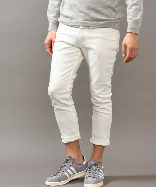 BEAUTY&YOUTH UNITED ARROWS（ビューティーアンドユースユナイテッドアローズ）の「【WEB限定】by ∴ デニム スキニー アンクルパンツ◆（デニムパンツ・メンズ・コバルトブルー/ネイビー/ホワイト/ブラック・LARGE/MEDIUM/SMALL）」の2枚目の写真