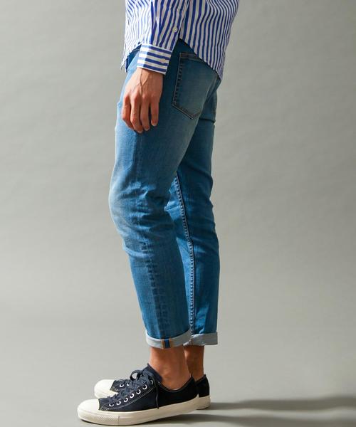 BEAUTY&YOUTH UNITED ARROWS（ビューティーアンドユースユナイテッドアローズ）の「【WEB限定】by ∴ デニム スキニー アンクルパンツ◆（デニムパンツ・メンズ・コバルトブルー/ネイビー/ホワイト/ブラック・LARGE/MEDIUM/SMALL）」の6枚目の写真