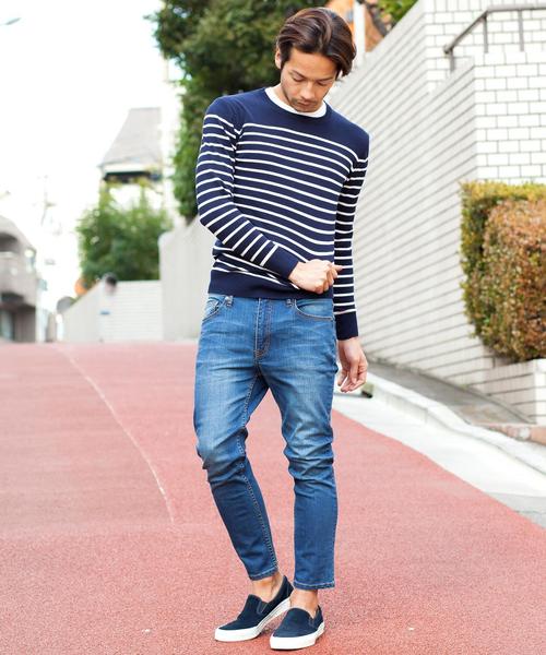 BEAUTY&YOUTH UNITED ARROWS（ビューティーアンドユースユナイテッドアローズ）の「【WEB限定】by ∴ デニム スキニー アンクルパンツ◆（デニムパンツ・メンズ・コバルトブルー/ネイビー/ホワイト/ブラック・LARGE/MEDIUM/SMALL）」の10枚目の写真