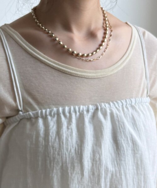 DouDou（ドゥドゥ）の「マルチWAYフリルトップス（シャツ/ブラウス・レディース・ブラック/オフホワイト・FREE）」の19枚目の写真