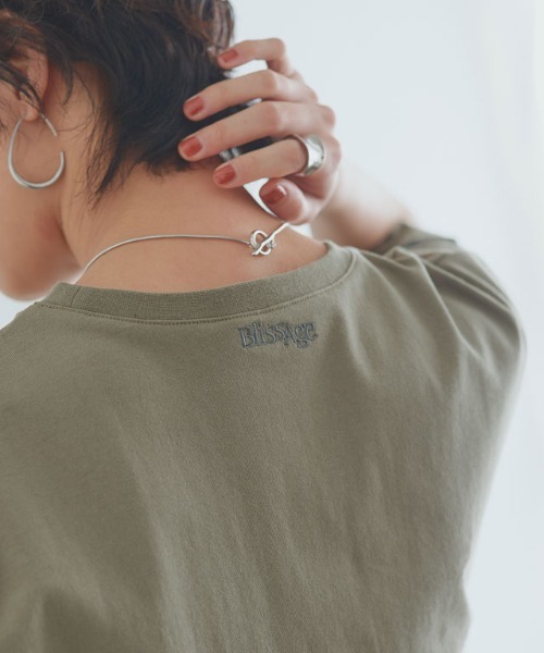RASW（ラス）の「[RASW]ソフトUSAコットンロゴTシャツ（Tシャツ/カットソー・レディース・カーキ/オフホワイト・M/L）」の20枚目の写真