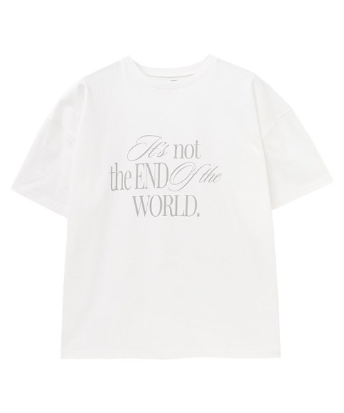 RASW（ラス）の「[RASW]ソフトUSAコットンロゴTシャツ（Tシャツ/カットソー・レディース・カーキ/オフホワイト・M/L）」の16枚目の写真