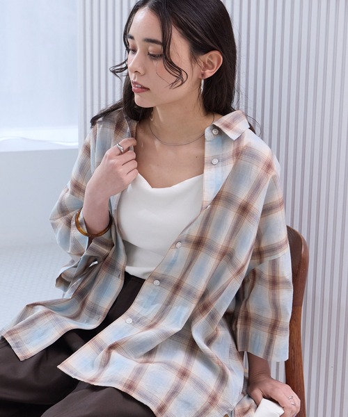 インドコットン ボイルチェック アソート 半袖シャツ【THE CRAFT CREW
