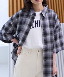 インドコットン ボイルチェック アソート 半袖シャツ【THE CRAFT CREW PRODUCTS】