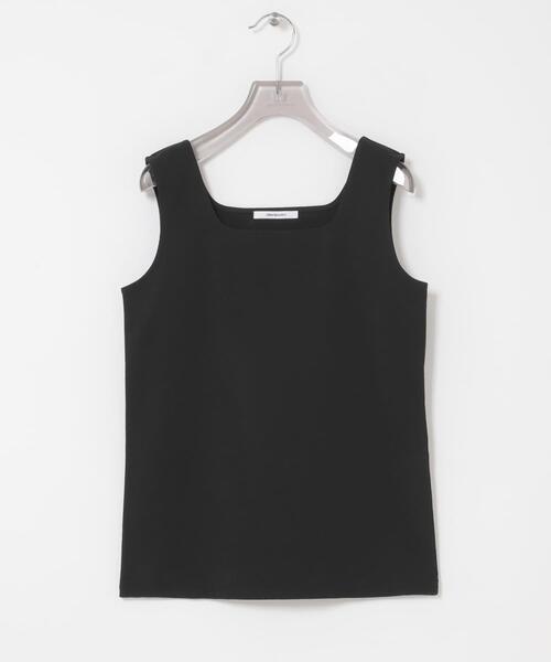 URBAN RESEARCH(アーバンリサーチ)の「スクエアネックタンクトップ(タンクトップ・レディース・ブラック/ホワイト/ブラウン・FREE)」の1枚目の写真
