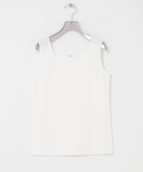 URBAN RESEARCH(アーバンリサーチ)の「スクエアネックタンクトップ(タンクトップ・レディース・ブラック/ホワイト/ブラウン・FREE)」の4枚目の写真