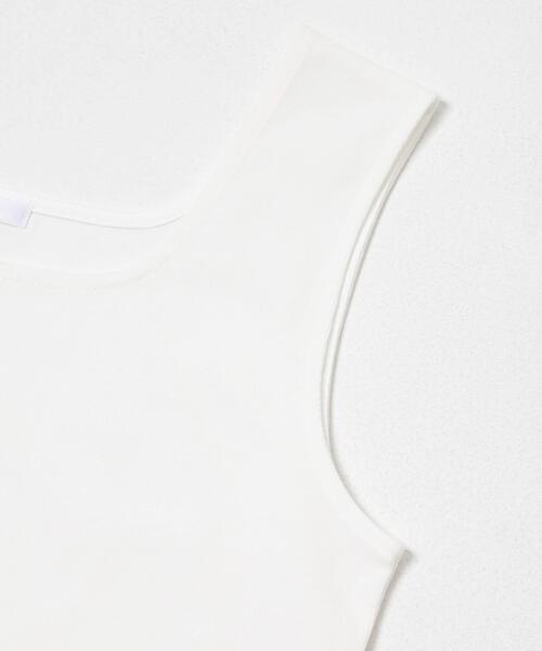 URBAN RESEARCH(アーバンリサーチ)の「スクエアネックタンクトップ(タンクトップ・レディース・ブラック/ホワイト/ブラウン・FREE)」の5枚目の写真