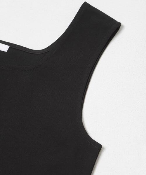 URBAN RESEARCH(アーバンリサーチ)の「スクエアネックタンクトップ(タンクトップ・レディース・ブラック/ホワイト/ブラウン・FREE)」の7枚目の写真