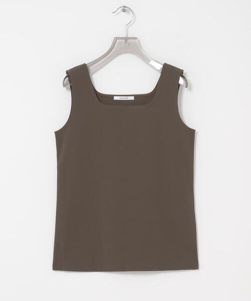 URBAN RESEARCH(アーバンリサーチ)の「スクエアネックタンクトップ(タンクトップ・レディース・ブラック/ホワイト/ブラウン・FREE)」の8枚目の写真
