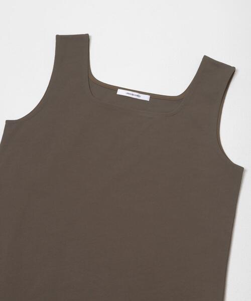 URBAN RESEARCH(アーバンリサーチ)の「スクエアネックタンクトップ(タンクトップ・レディース・ブラック/ホワイト/ブラウン・FREE)」の9枚目の写真