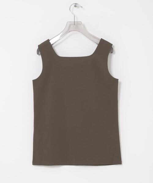 URBAN RESEARCH(アーバンリサーチ)の「スクエアネックタンクトップ(タンクトップ・レディース・ブラック/ホワイト/ブラウン・FREE)」の10枚目の写真