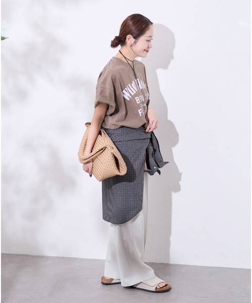 JOURNAL STANDARD(ジャーナルスタンダード)の「《追加》ラウンドヘムピグメントT(Tシャツ/カットソー・レディース・ピンク/ホワイト系その他/ベージュ/チョコ・FREE)」の17枚目の写真