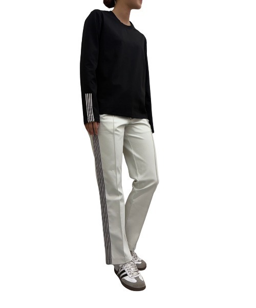 COOK JEANS(クックジーンズ)の「袖口テープロングTシャツ(Tシャツ/カットソー・メンズ・バーガンディー/ブラック/ホワイト・LARGE/X-LARGE/MEDIUM)」の14枚目の写真