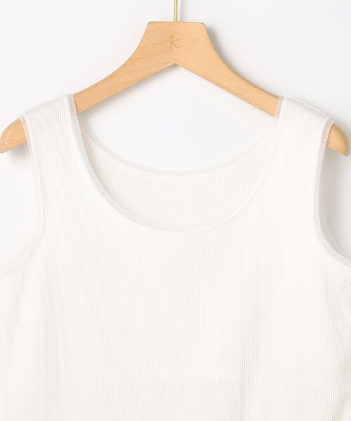 組曲(クミキョク)の「テレコチュール タンクトップ(タンクトップ・レディース・ホワイト系/ブラック系・2/3)」の18枚目の写真