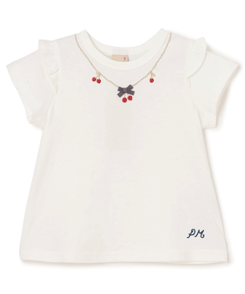 petit main(プティマイン)の「【プティプラ】GIRLS 半袖Tシャツ(Tシャツ/カットソー・キッズ・ライトブルー/マルチ/カラフル/アイボリー/ライトピンク/ライトベージュ/オフホワイト/ネイビー/レモンイエロー/レッド・110cm/100cm/130cm/80cm/90cm/120cm)」の18枚目の写真