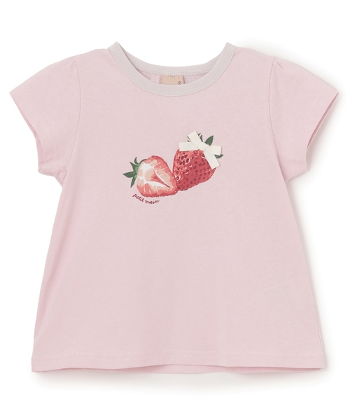 petit main(プティマイン)の「【プティプラ】GIRLS 半袖Tシャツ(Tシャツ/カットソー・キッズ・ライトブルー/マルチ/カラフル/アイボリー/ライトピンク/ライトベージュ/オフホワイト/ネイビー/レモンイエロー/レッド・110cm/100cm/130cm/80cm/90cm/120cm)」の21枚目の写真
