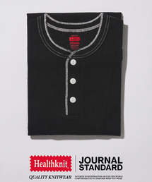 Healthknit（ヘルスニット）の「Healthknit / ヘルスニット 別注 ヘンリーネックTシャツ（Tシャツ/カットソー）」