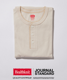 Healthknit（ヘルスニット）の「Healthknit / ヘルスニット 別注 ヘンリーネックTシャツ（Tシャツ/カットソー）」
