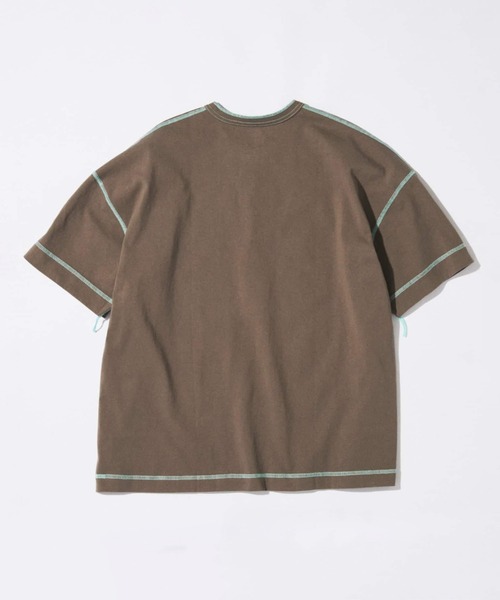 Healthknit(ヘルスニット)の「Healthknit / ヘルスニット 別注 ヘンリーネックTシャツ(Tシャツ/カットソー・メンズ・ホワイト/ブラウン/イエロー/ブラック系その他/ベージュ系その他・MEDIUM/LARGE)」の11枚目の写真