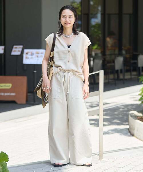 JOURNAL STANDARD（ジャーナルスタンダード）の「《追加3》EASY Utility パンツ（その他パンツ・レディース・ベージュ/カーキ/ホワイト・36/38）」の12枚目の写真