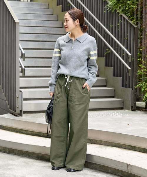 JOURNAL STANDARD（ジャーナルスタンダード）の「《追加3》EASY Utility パンツ（その他パンツ・レディース・ベージュ/カーキ/ホワイト・36/38）」の8枚目の写真