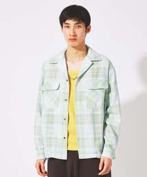 JOURNAL STANDARD | エアリー チェック オープンカラー シャツ(シャツ/ブラウス)