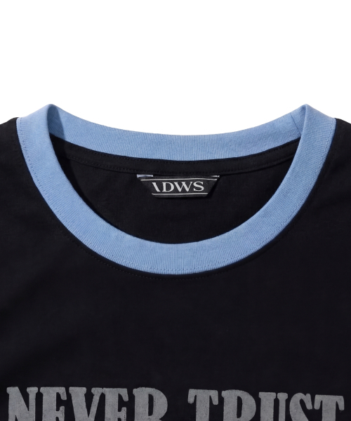 IDWS(アイドンワナセル)の「Broken Ringer T-Shirt Black(Tシャツ/カットソー・レディース・その他・0/1/2)」の4枚目の写真