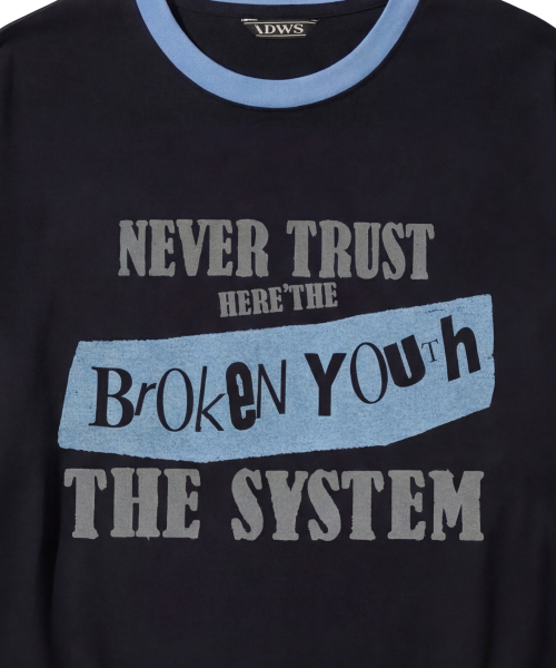 IDWS(アイドンワナセル)の「Broken Ringer T-Shirt Black(Tシャツ/カットソー・レディース・その他・0/1/2)」の5枚目の写真