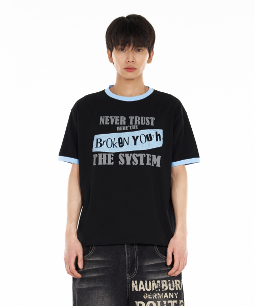 IDWS(アイドンワナセル)の「Broken Ringer T-Shirt Black(Tシャツ/カットソー・レディース・その他・0/1/2)」の8枚目の写真