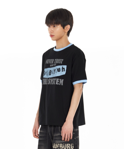 IDWS(アイドンワナセル)の「Broken Ringer T-Shirt Black(Tシャツ/カットソー・レディース・その他・0/1/2)」の10枚目の写真