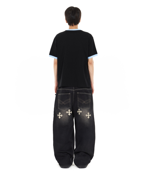 IDWS(アイドンワナセル)の「Broken Ringer T-Shirt Black(Tシャツ/カットソー・レディース・その他・0/1/2)」の11枚目の写真