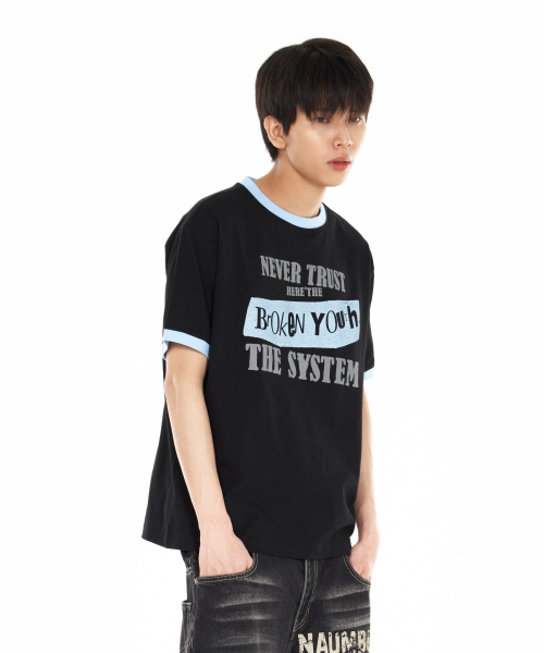 IDWS(アイドンワナセル)の「Broken Ringer T-Shirt Black(Tシャツ/カットソー・レディース・その他・0/1/2)」の14枚目の写真