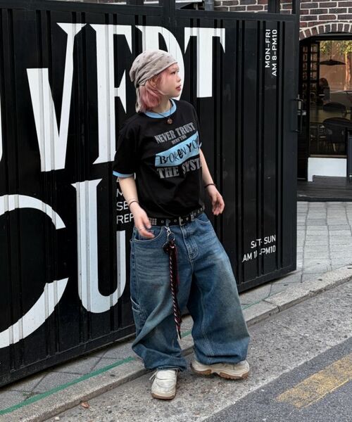 IDWS(アイドンワナセル)の「Broken Ringer T-Shirt Black(Tシャツ/カットソー・レディース・その他・0/1/2)」の18枚目の写真