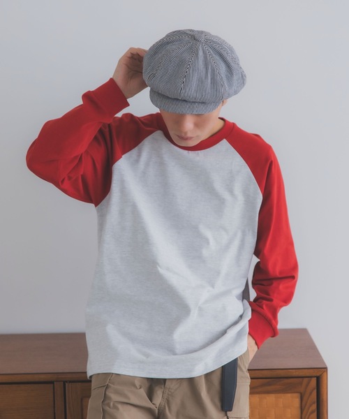 polcadot（ポルカドット）の「デニムダービーキャスケット / 2WAY・サイズ調整可能（M/XL)（キャスケット・メンズ・ネイビー/ブラック/ストライプ・XL/M）」の9枚目の写真