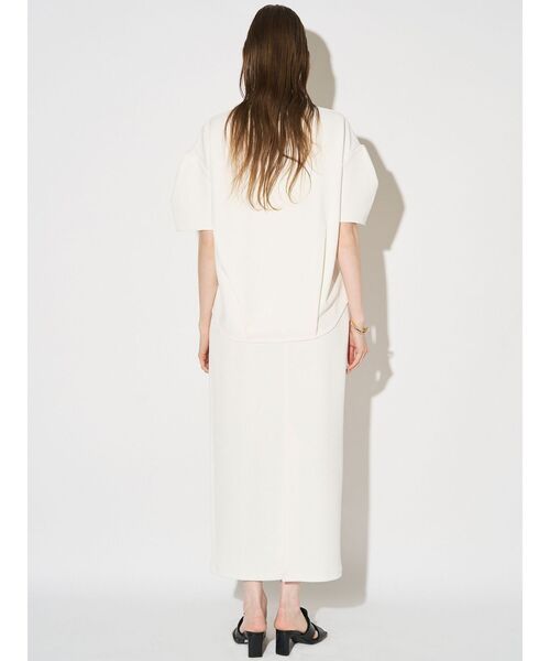 ELENDEEK(エレンディーク)の「2WAYジャージースカート(スカート・レディース・ブラック/オフホワイト・02/01)」の15枚目の写真