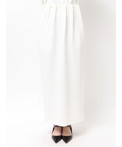 ELENDEEK(エレンディーク)の「2WAYジャージースカート(スカート・レディース・ブラック/オフホワイト・02/01)」の3枚目の写真