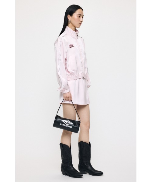 MOUSSY(マウジー)の「U/M SATIN トラックジャケット(その他アウター・レディース・ネイビー/ライトピンク・FREE)」の6枚目の写真