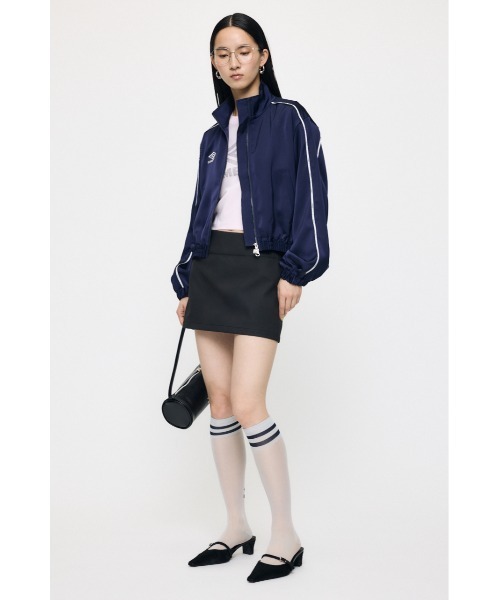MOUSSY(マウジー)の「U/M SATIN トラックジャケット(その他アウター・レディース・ネイビー/ライトピンク・FREE)」の12枚目の写真