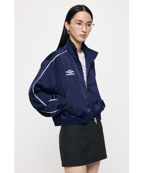 MOUSSY(マウジー)の「U/M SATIN トラックジャケット(その他アウター・レディース・ネイビー/ライトピンク・FREE)」の14枚目の写真