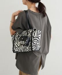 natural couture（ナチュラルクチュール）の「【LARUTA】ミニポーチ付きエルガリートート（トートバッグ）」