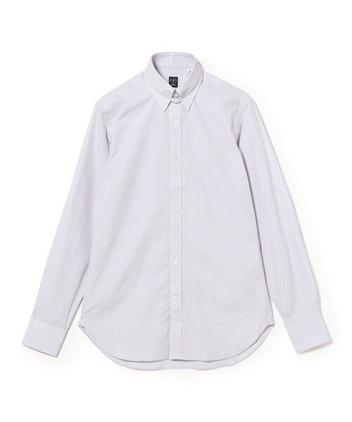 BEAMS F(ビームスエフ)の「コットン ピンポイント オックスフォード タブカラーシャツ(シャツ/ブラウス・メンズ・ライトグレー・39/37/42/40)」の4枚目の写真