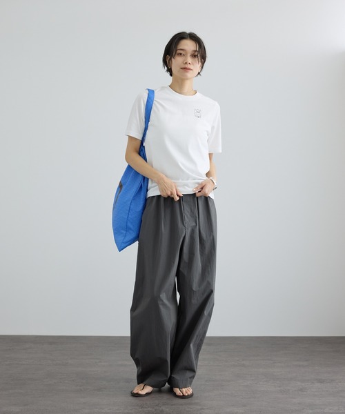 SALON adam et rope'(サロン アダム エ ロペ)の「【PAUL KLEE by SALON】プリントコンパクトT(Tシャツ/カットソー・レディース・ホワイト系その他2/ホワイト系その他/ホワイト・FREE)」の13枚目の写真