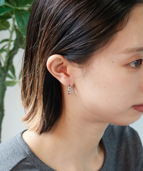 tunee(チュニー)の「【WARAIJOGO】EK320/リングフープピアス/両耳用(NEZ)(ピアス(両耳用)・メンズ・シルバー・FREE)」の7枚目の写真
