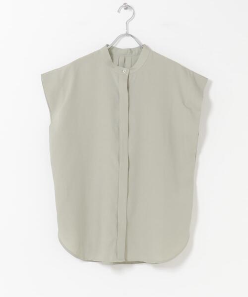 ITEMS URBANRESEARCH(アイテムズ アーバンリサーチ)の「リネン混タックフレンチスリーブシャツ(シャツ/ブラウス・レディース・ブラック/ホワイト/ライトブルー/カーキ・FREE)」の17枚目の写真