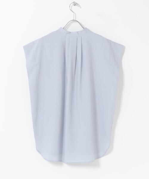 ITEMS URBANRESEARCH(アイテムズ アーバンリサーチ)の「リネン混タックフレンチスリーブシャツ(シャツ/ブラウス・レディース・ブラック/ホワイト/ライトブルー/カーキ・FREE)」の14枚目の写真
